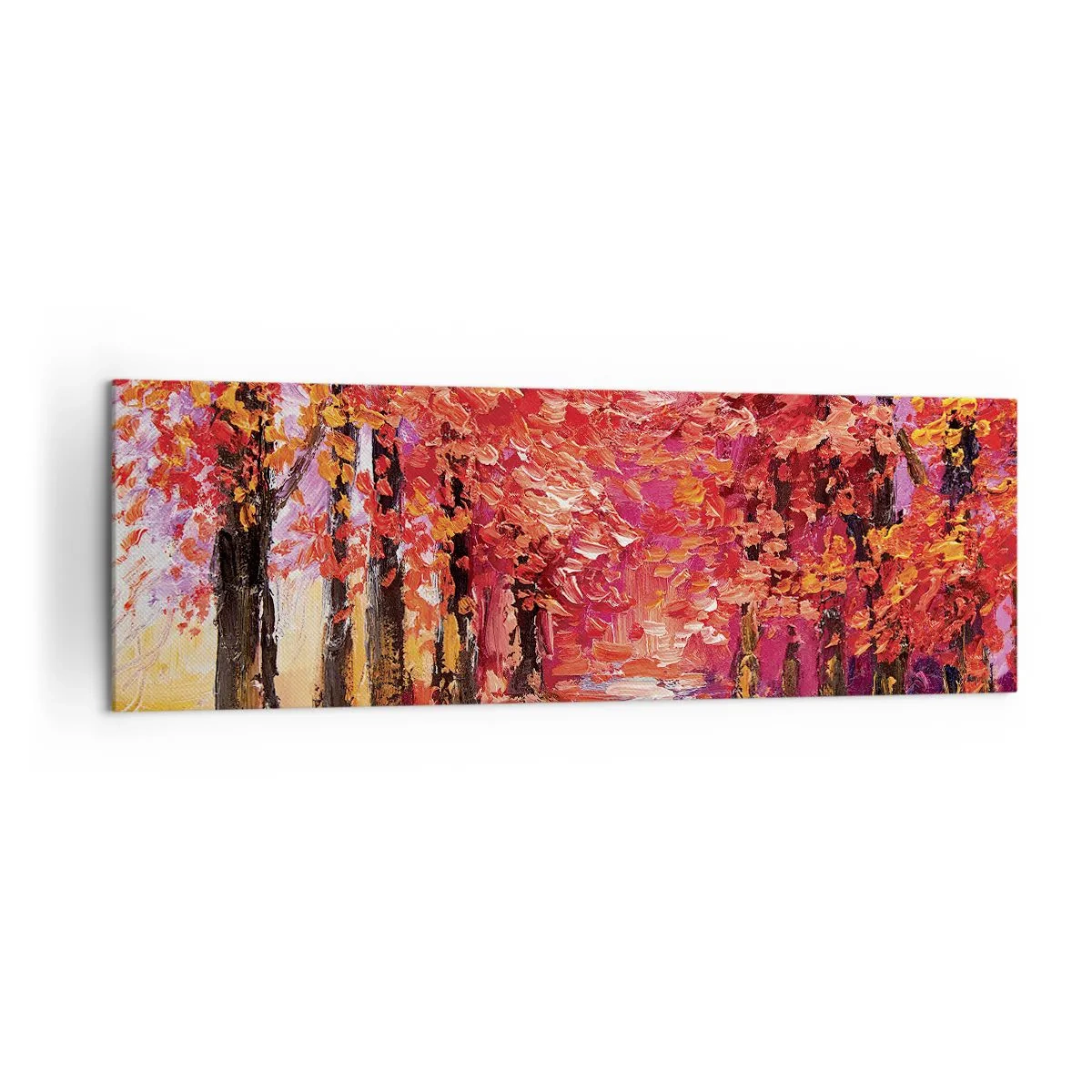 Obraz na plátně - Podzimní imprese - 160x50 cm