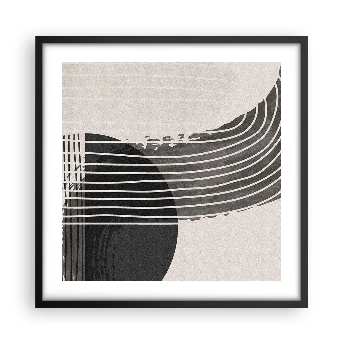 Plakát v černém rámu - Tam a zpět - 50x50 cm