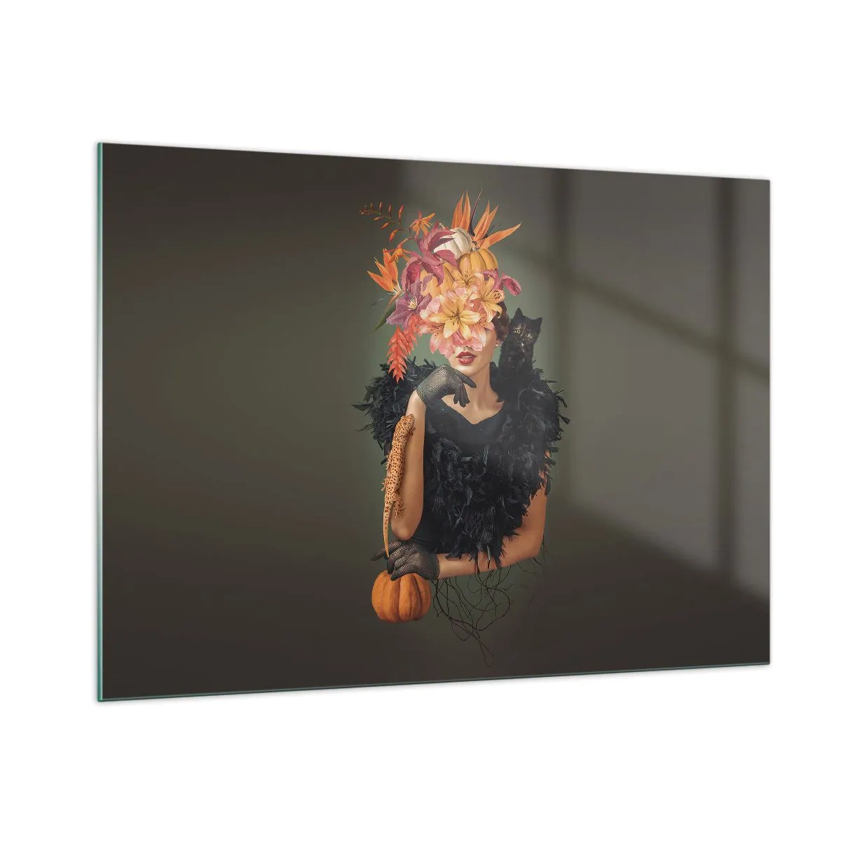 Obraz na skle - Kouzlo čarodějnice - 100x70 cm