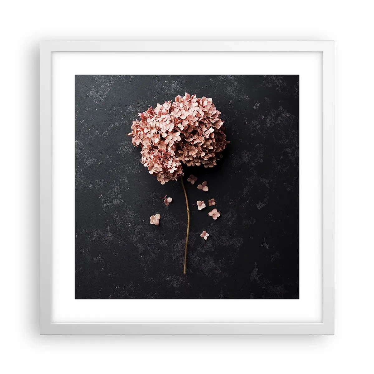Plakát v bílém rámu - Skutečně romantické znamení - 40x40 cm