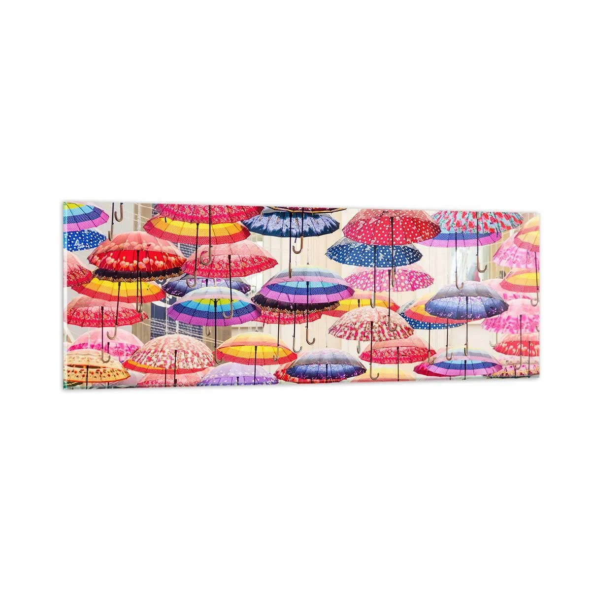 Obraz na skle - Městská louka - 90x30 cm