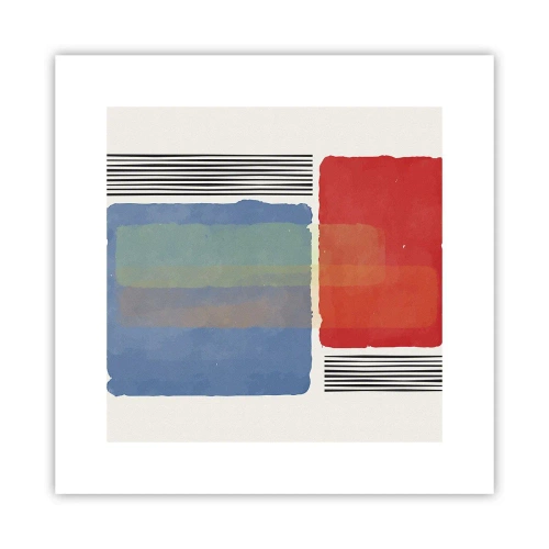 Plakát - Duch a písmeno geometrie - 30x30 cm