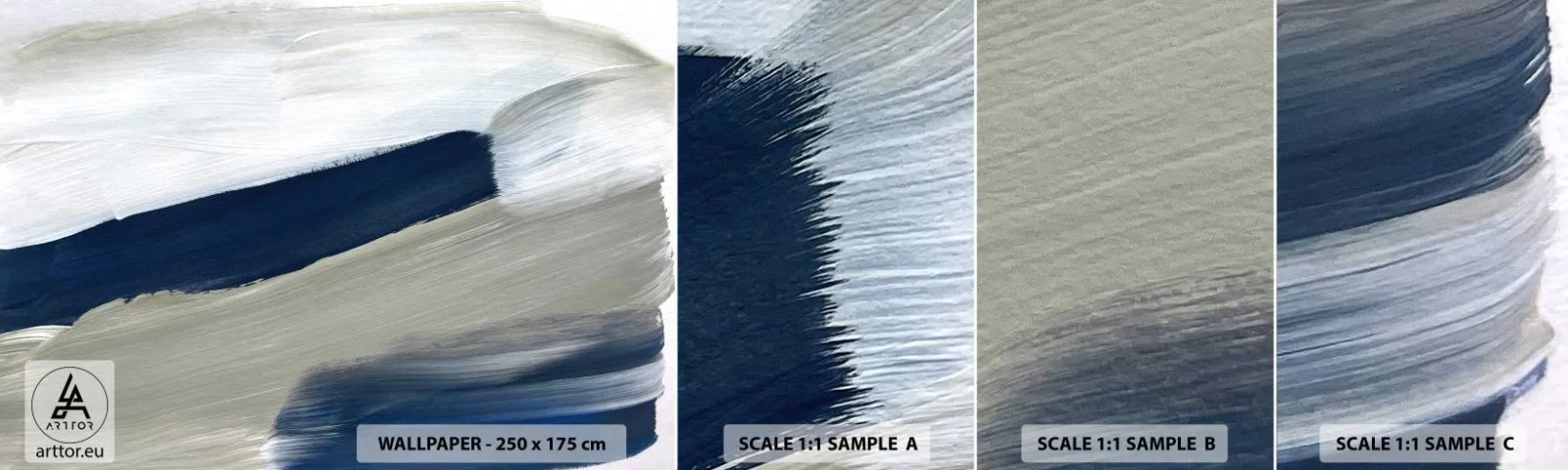 Fototapeta Vzorek Standard Eco - Setkání s bílou - Kus, Minimalistický, Moderní - 100x30 cm