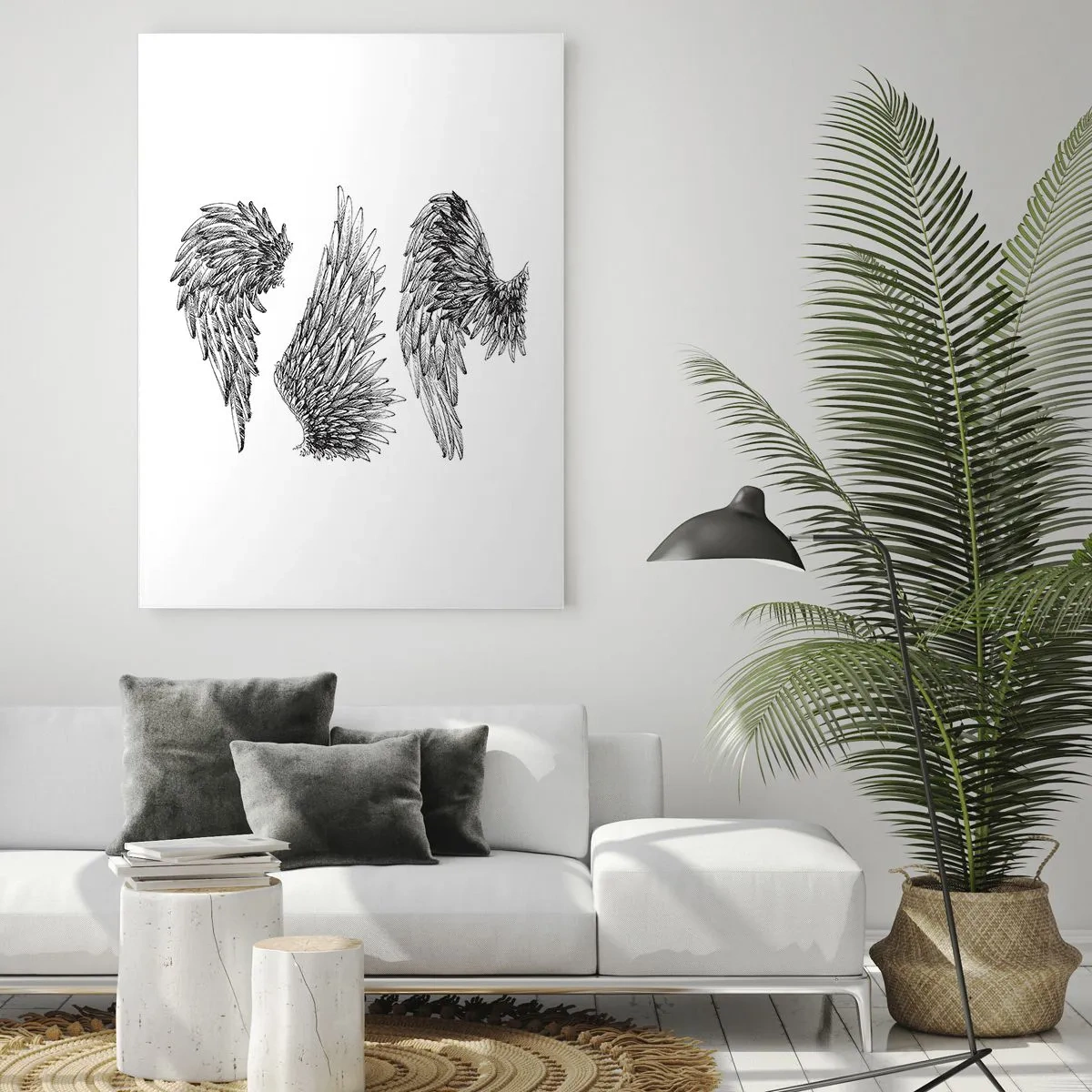 Obraz na skle - I ty se můžeš stát andělem - 50x70 cm