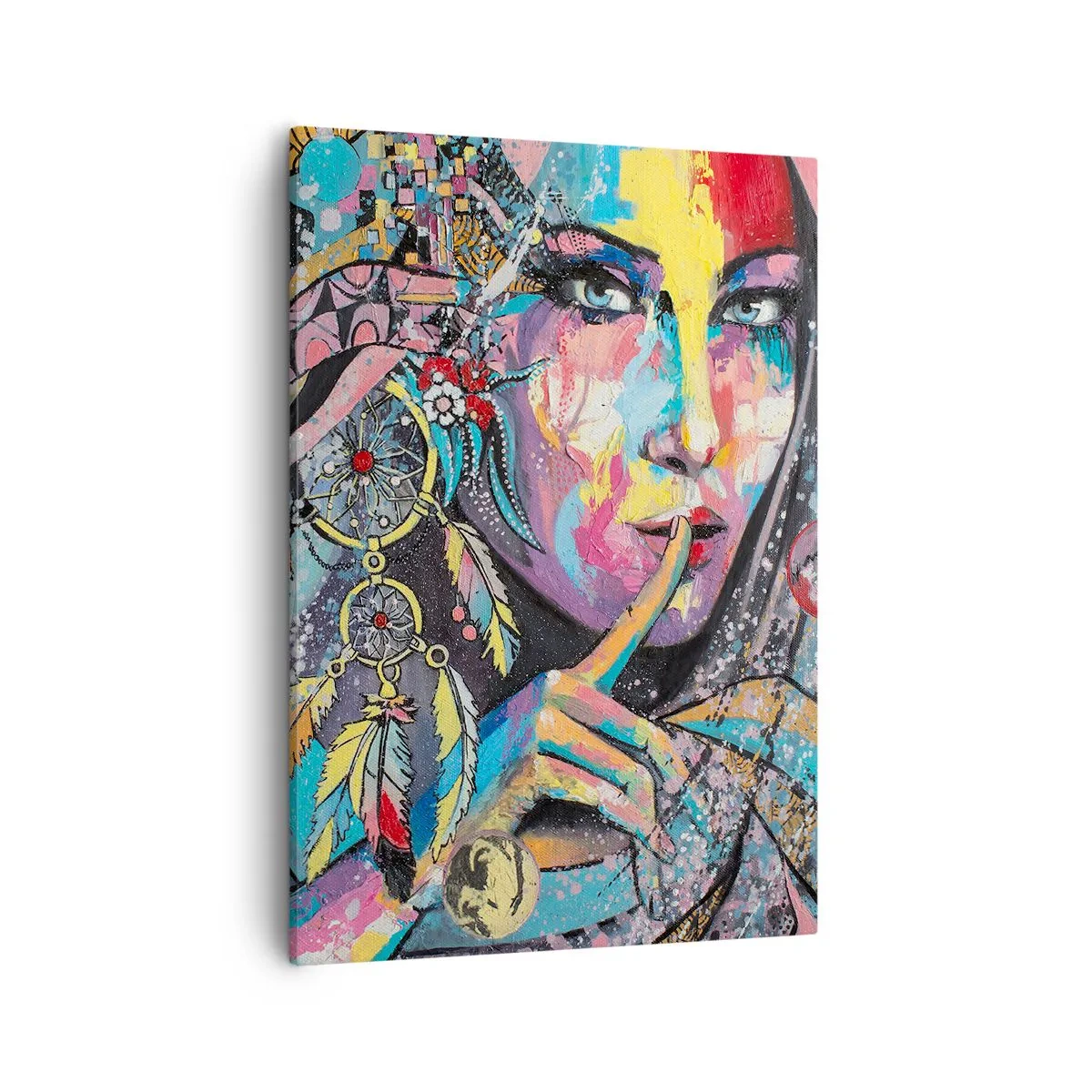 Obraz na plátně - Mlč, než pochopíš - 50x70 cm