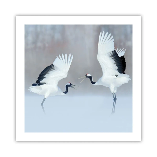 Plakát - Tanec v mlze - 50x50 cm