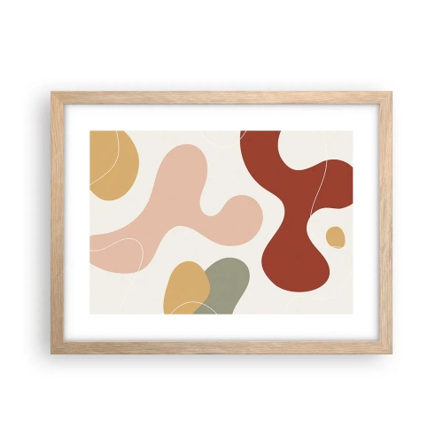 Plakát v rámu světlý dub - Klikyháky - 40x30 cm