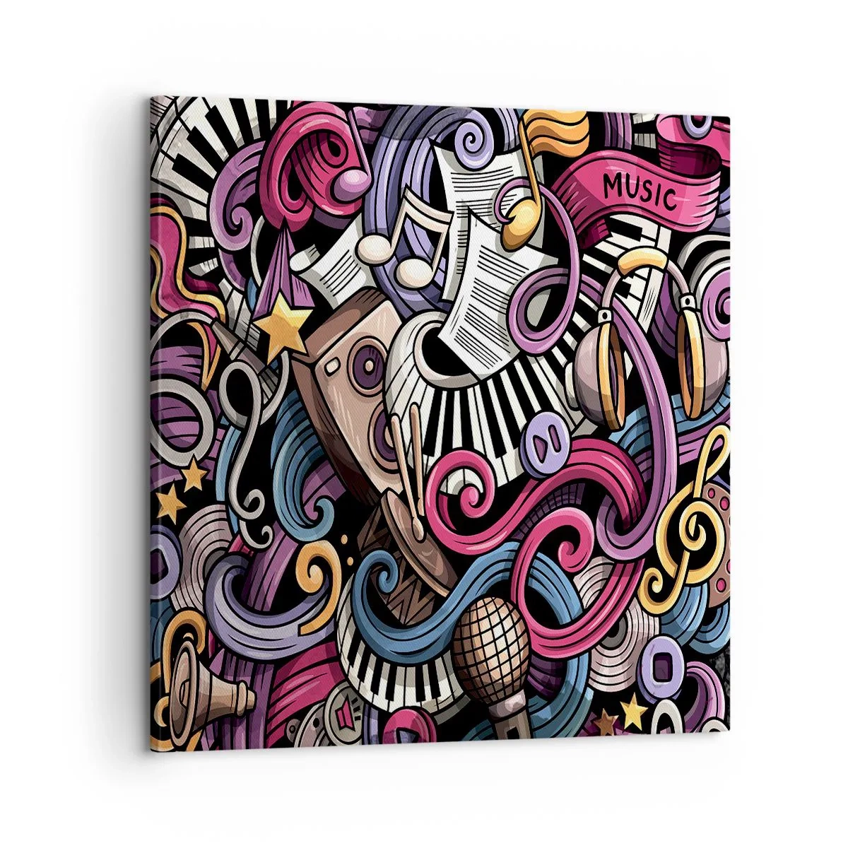 Obraz na plátně - Komplikovaná melodie - 60x60 cm