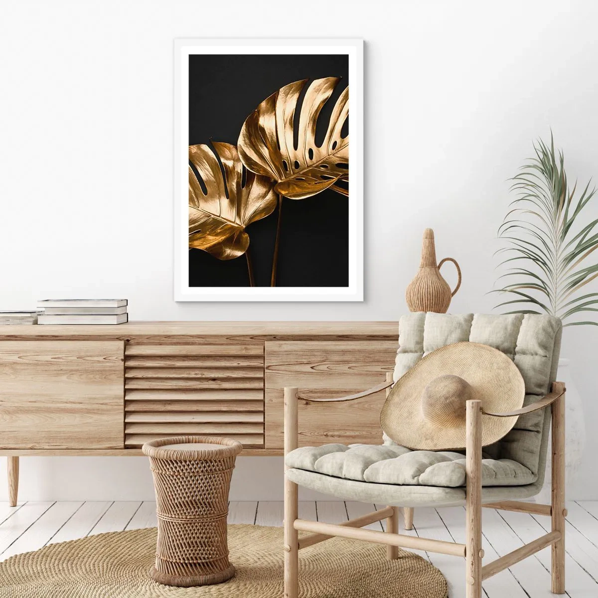 Plakát v bílém rámu - Poklady přírody - 70x100 cm