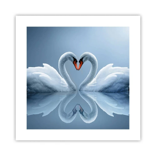 Plakát - Čas na lásku - 40x40 cm