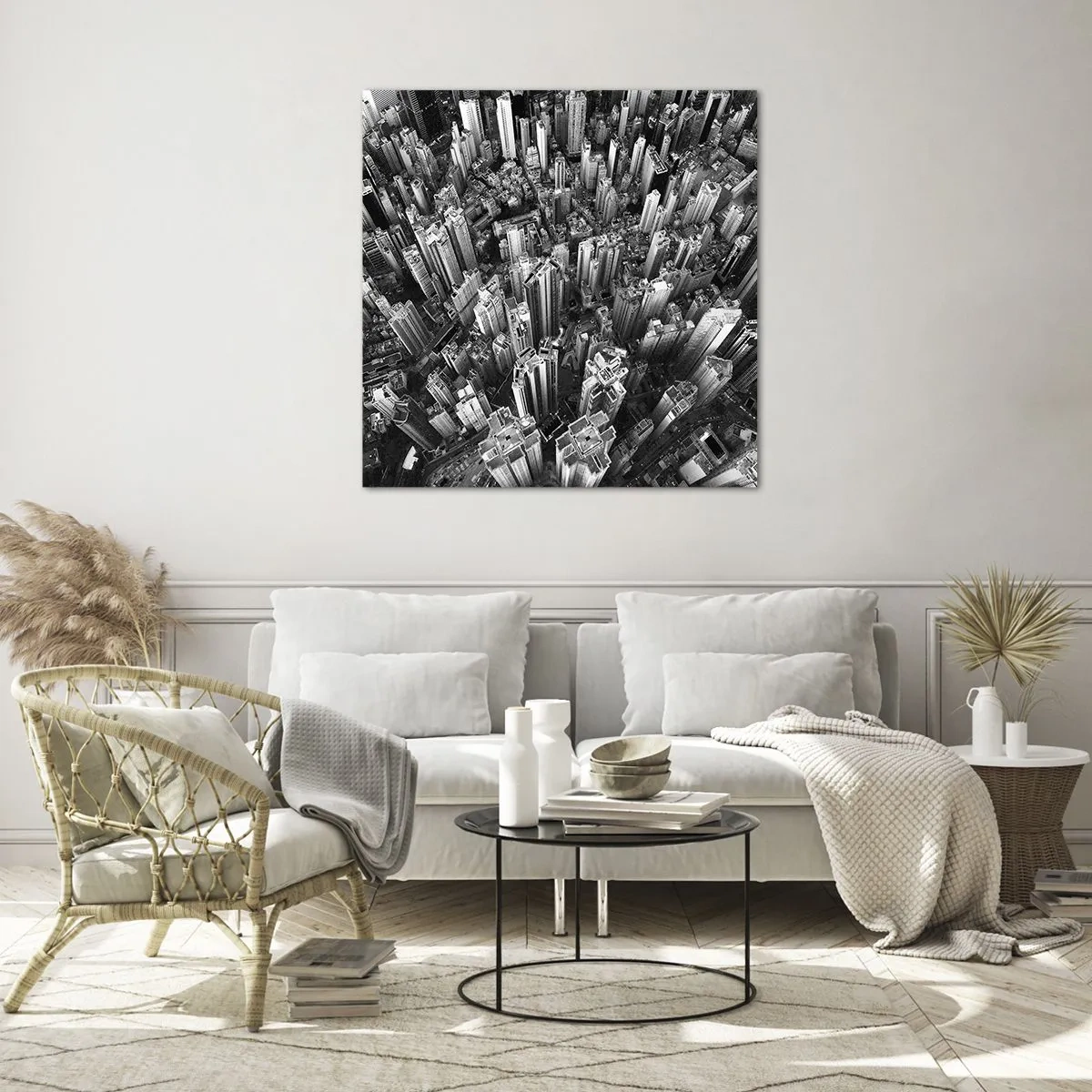 Obraz na skle - Stále výš a výš - 40x40 cm