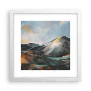 Plakát v bílém rámu - Syrové i krásné - 30x30 cm