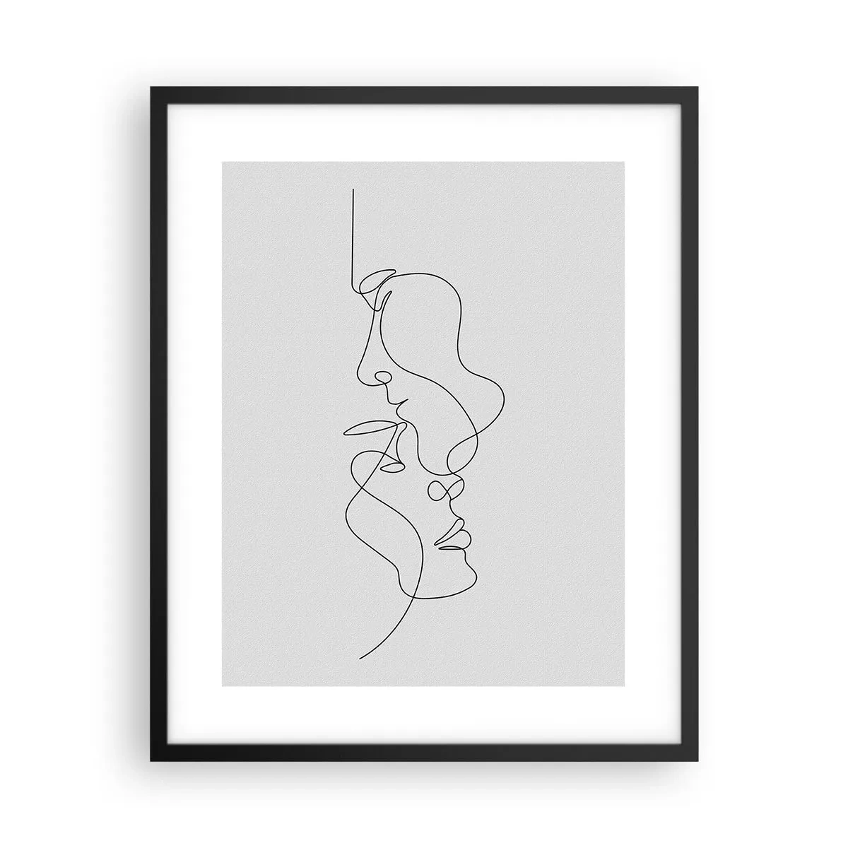 Plakát v černém rámu - Žár vášnivých tužeb - 40x50 cm