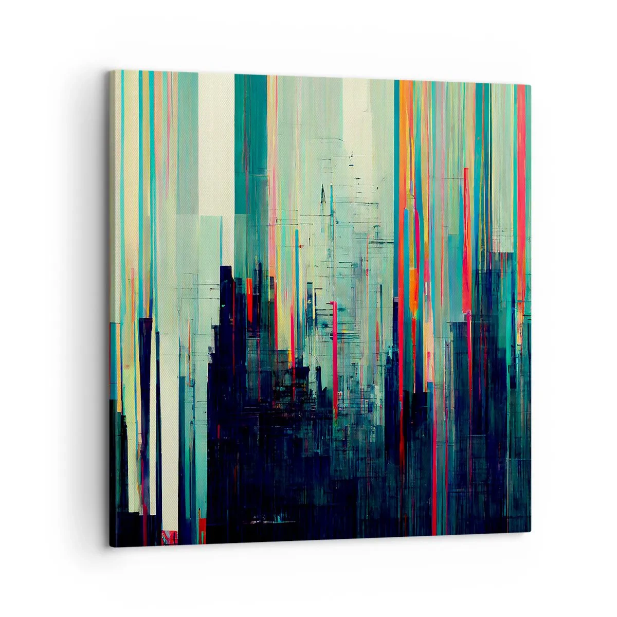 Obraz na plátně - Futuristické město - 60x60 cm