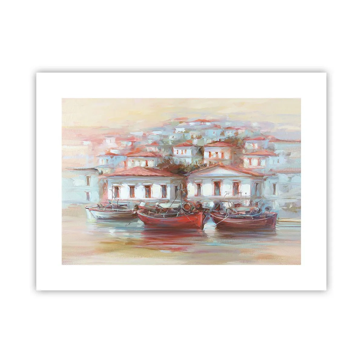 Plakát - Šťastné městečko - 40x30 cm