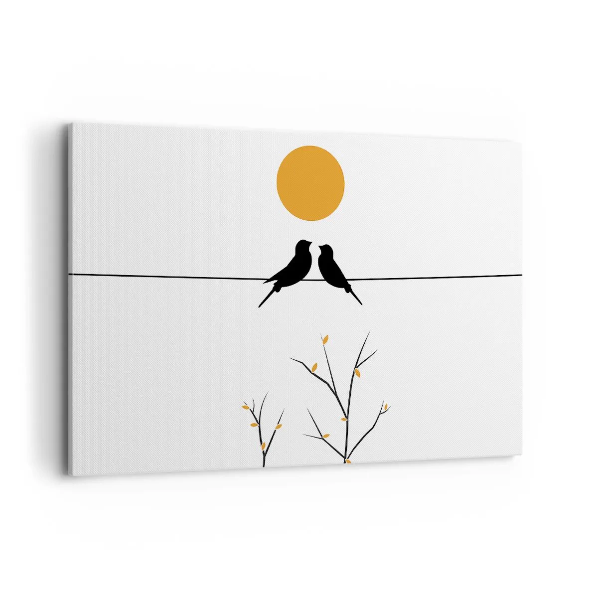 Obraz na plátně - Slavíčí večer - 120x80 cm