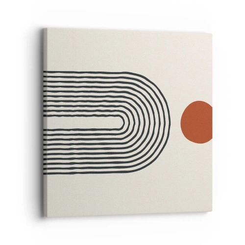 Obraz na plátně - Magnetismus tvarů a barev - 30x30 cm