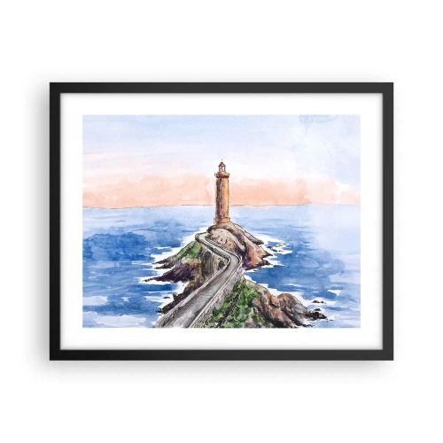 Plakát v černém rámu - Tváří v tvář moři - 50x40 cm