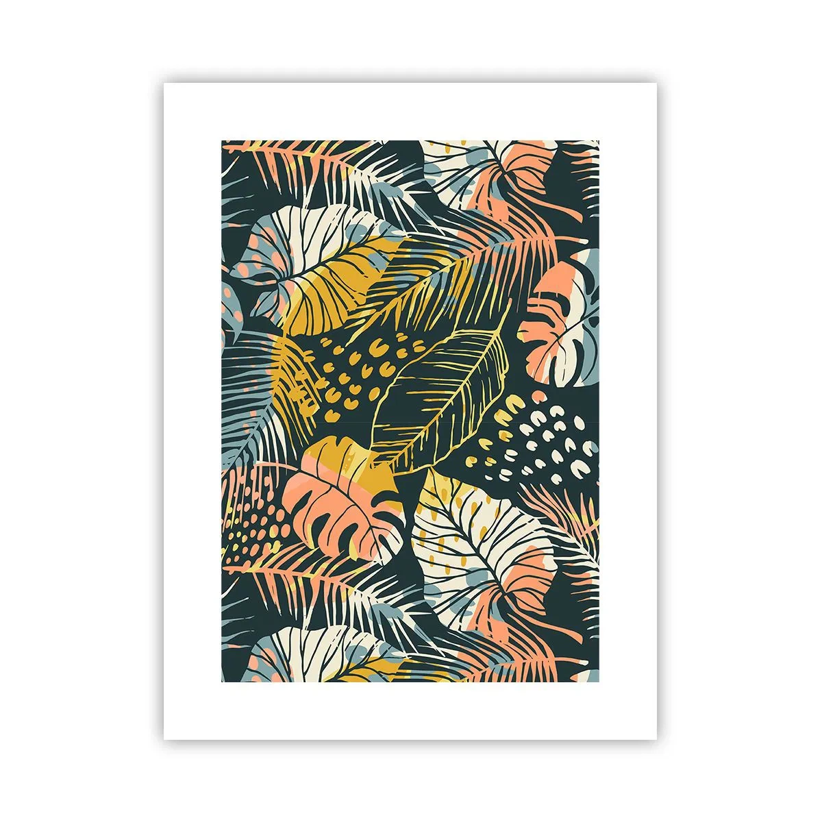 Plakát - Listová fantazie - 30x40 cm