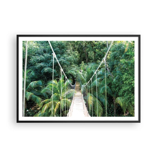 Plakát v černém rámu - Welcome to the jungle! - 100x70 cm