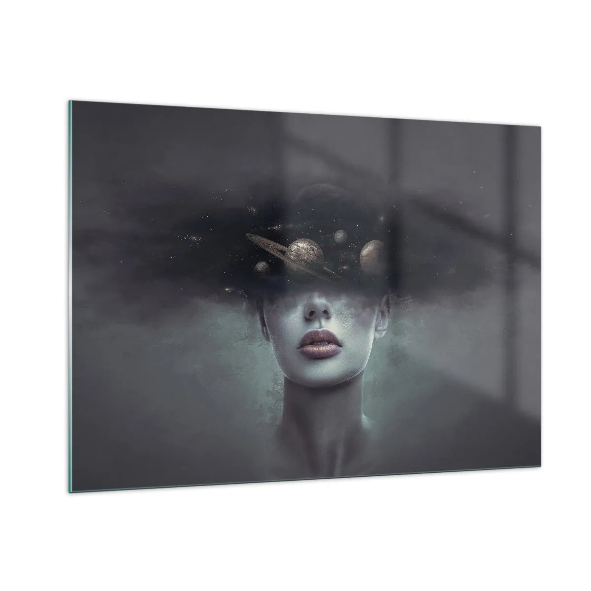 Obraz na skle - A planety… - 100x70 cm