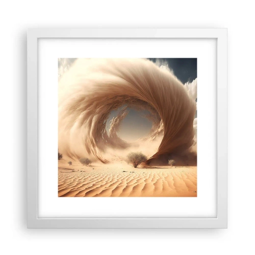Plakát v bílém rámu - Otevřený portál - 30x30 cm