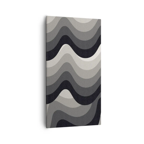 Obraz na plátně - Vlna za vlnou - 55x100 cm