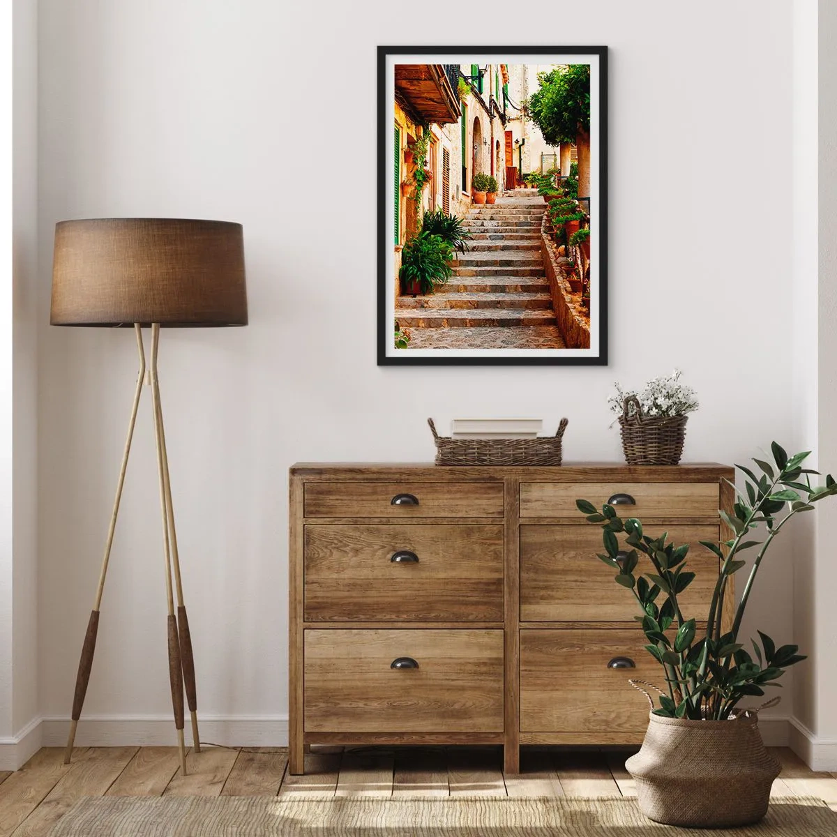 Plakát v černém rámu - Kouzlo španělské dovolené - 50x70 cm