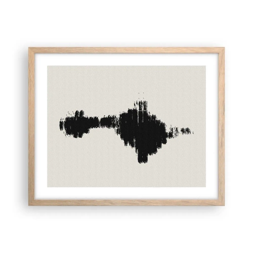 Plakát v rámu světlý dub - Vibrace představivosti - 50x40 cm