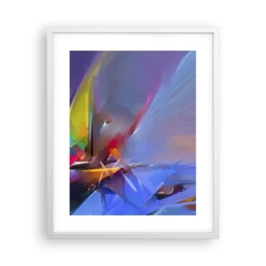 Plakát v bílém rámu - Proletěla jako pták - 40x50 cm