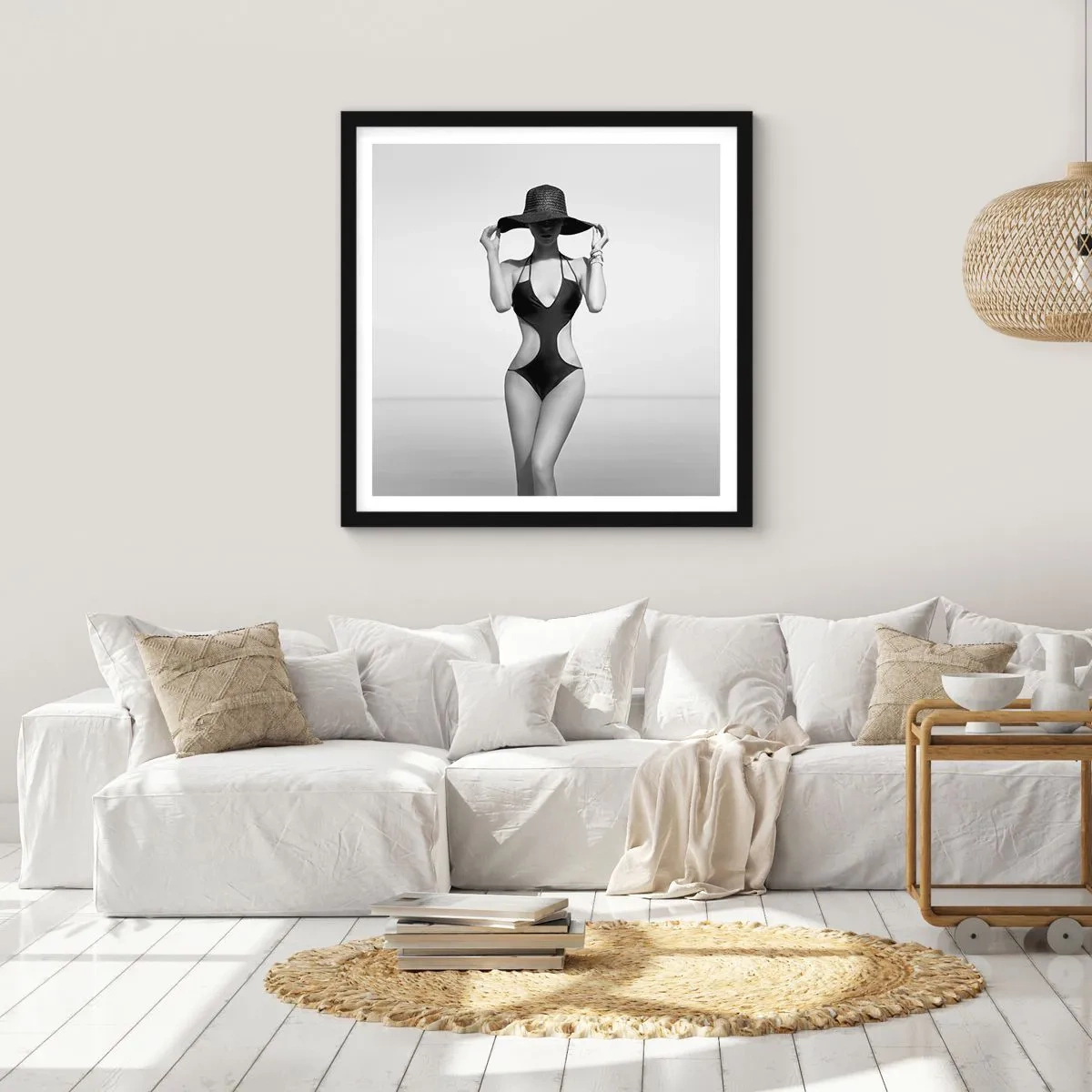 Plakát v černém rámu - Jmenuji se: Elegance - 30x30 cm