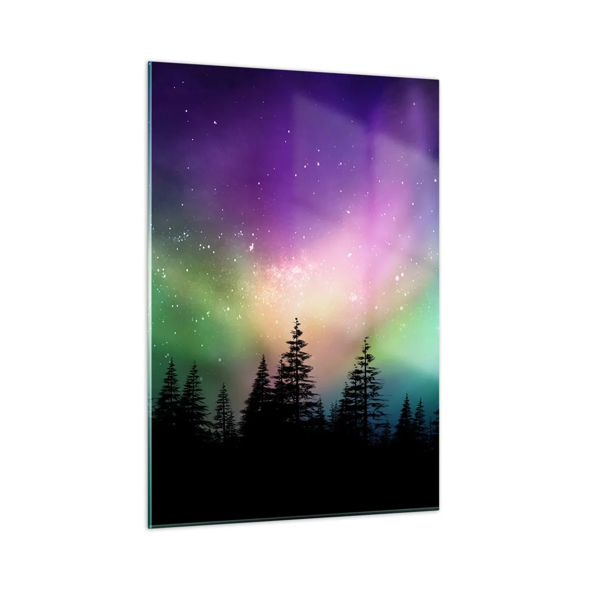 Obraz na skle - Bílá magie - 50x70 cm