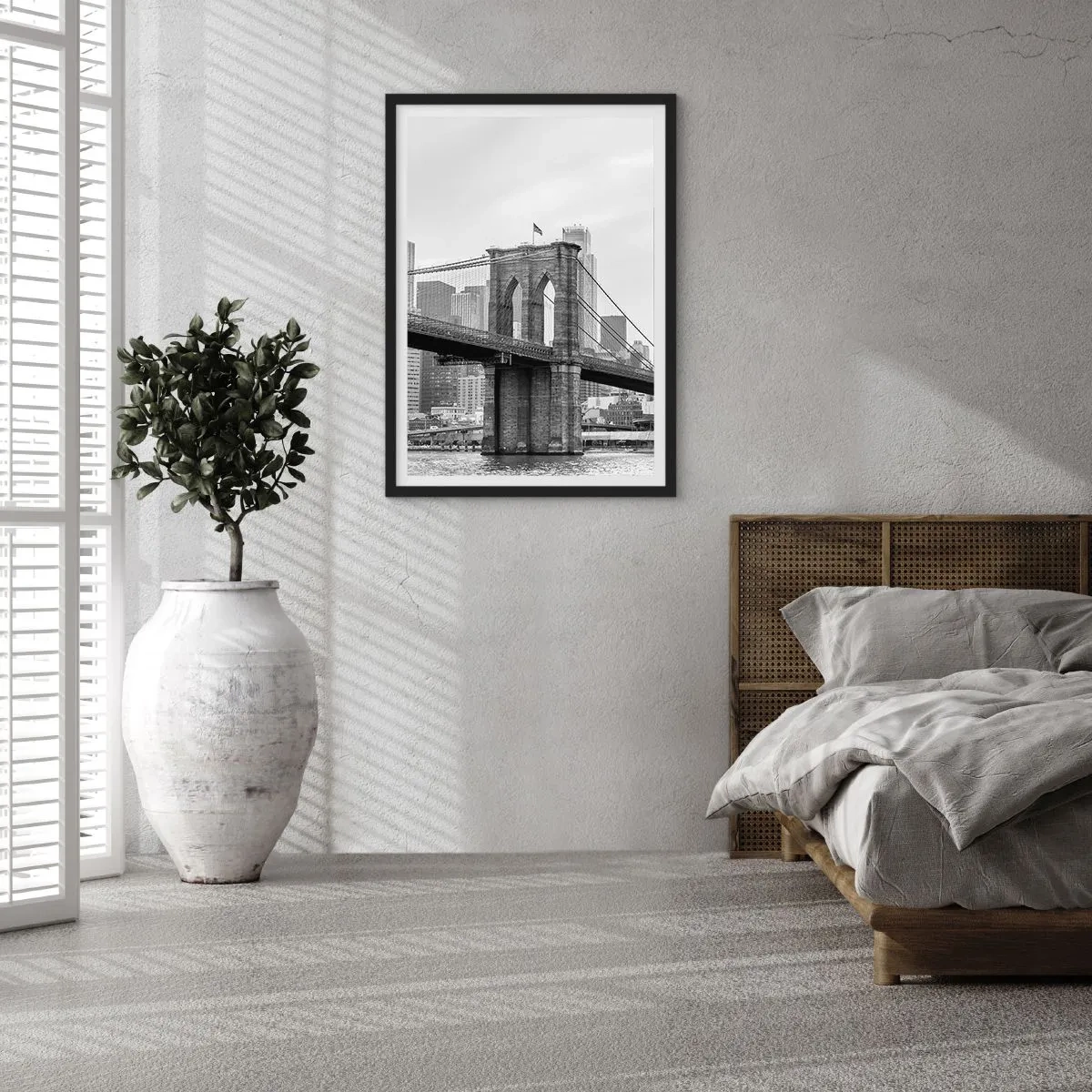 Plakát v černém rámu - Newyorské zázraky - 61x91 cm