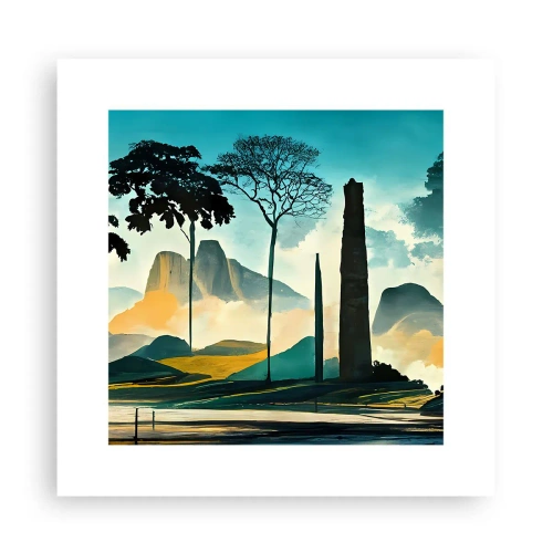 Plakát - Výš a výš - 30x30 cm