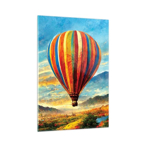 Obraz na skle - V tichu je toho vidět víc - 80x120 cm