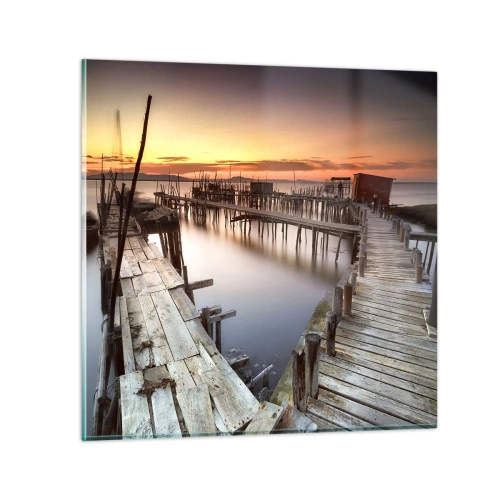 Obraz na skle - Autentičnost, ne turistická atrapa - 60x60 cm