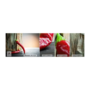 Vzor Fototapety Premium Canvas - Red hot chili peppers - Pepř, Chilli, Koření - 100x30 cm