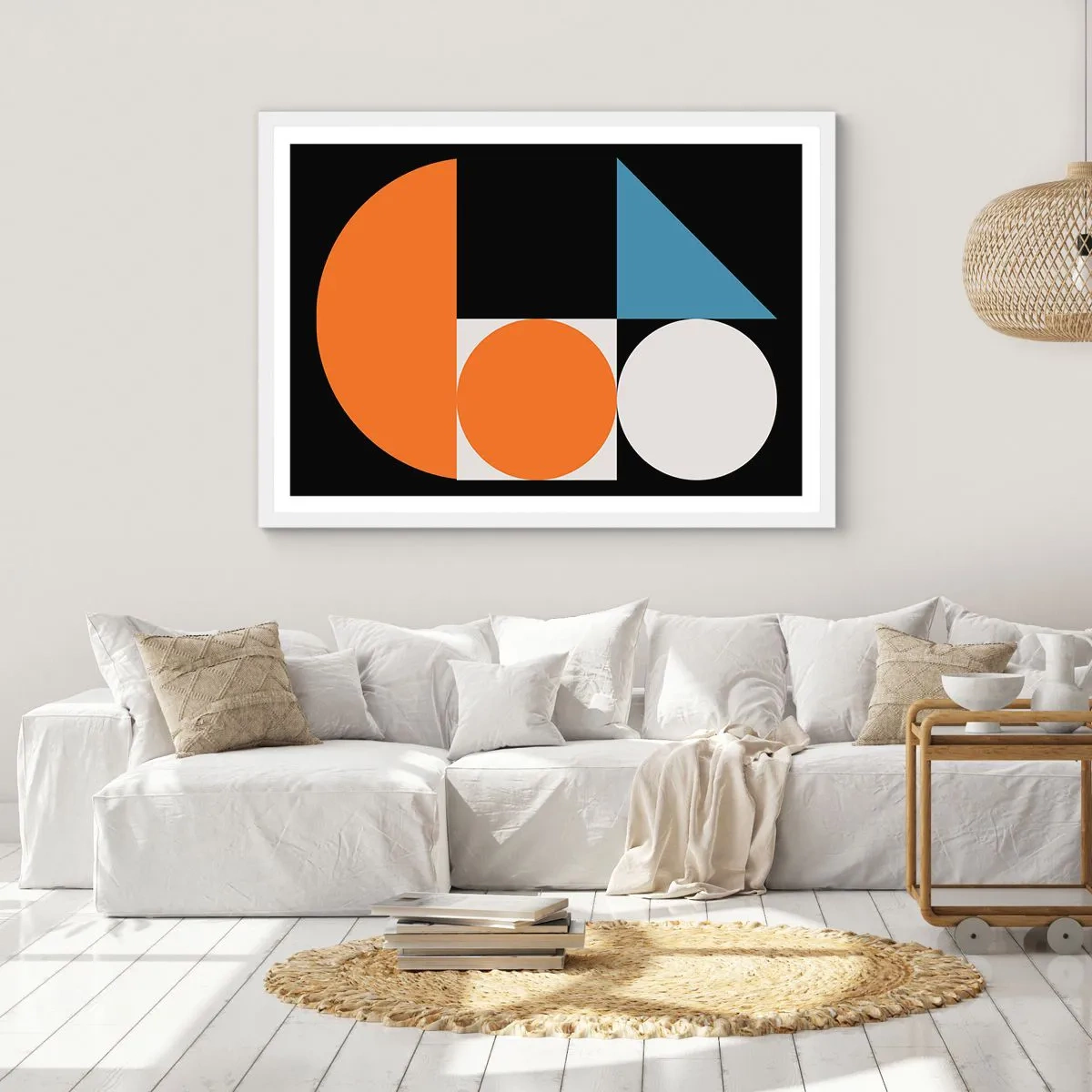 Plakát v bílém rámu - Figurínový systém - 91x61 cm