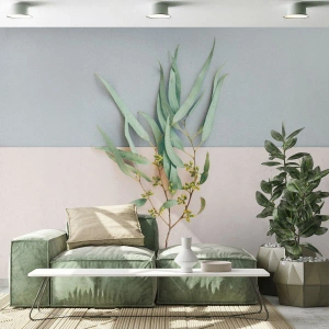 Fototapeta Premium Sand - Pastelová jemnost - Pastel, Rostlina, Boho - 100x70 cm
