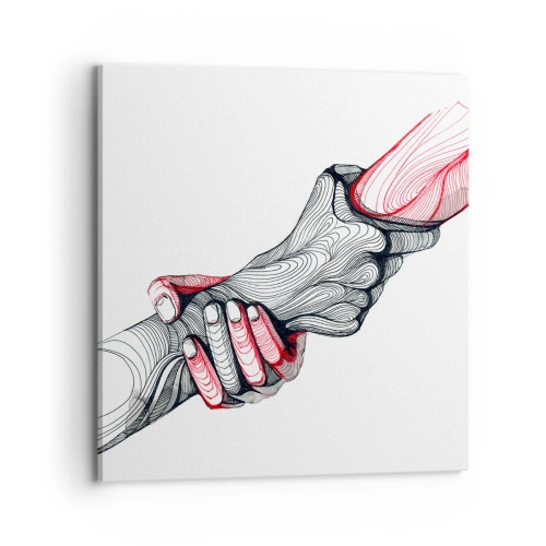 Obraz na plátně - Jste v dobrých rukou - 70x70 cm