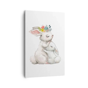 Obraz na plátně - Nejlepší je u mámy - 80x120 cm