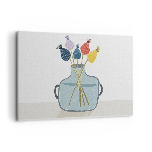 Obraz na plátně - Makové květy - 120x80 cm