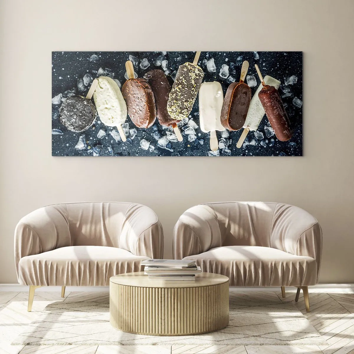 Obraz na skle - Chuť horkého léta - 100x40 cm