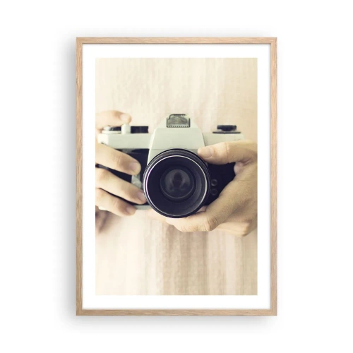 Plakát v rámu světlý dub - Pro více informací… - 50x70 cm