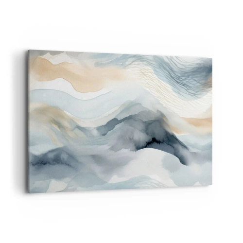 Obraz na plátně - Abstrakce sněhu a mlhy - 100x70 cm