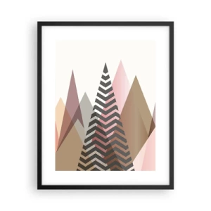 Plakát v černém rámu - Pyramidální pohled - 40x50 cm