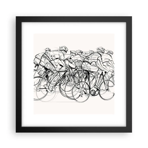 Plakát v černém rámu - Společně v týmu - 30x30 cm