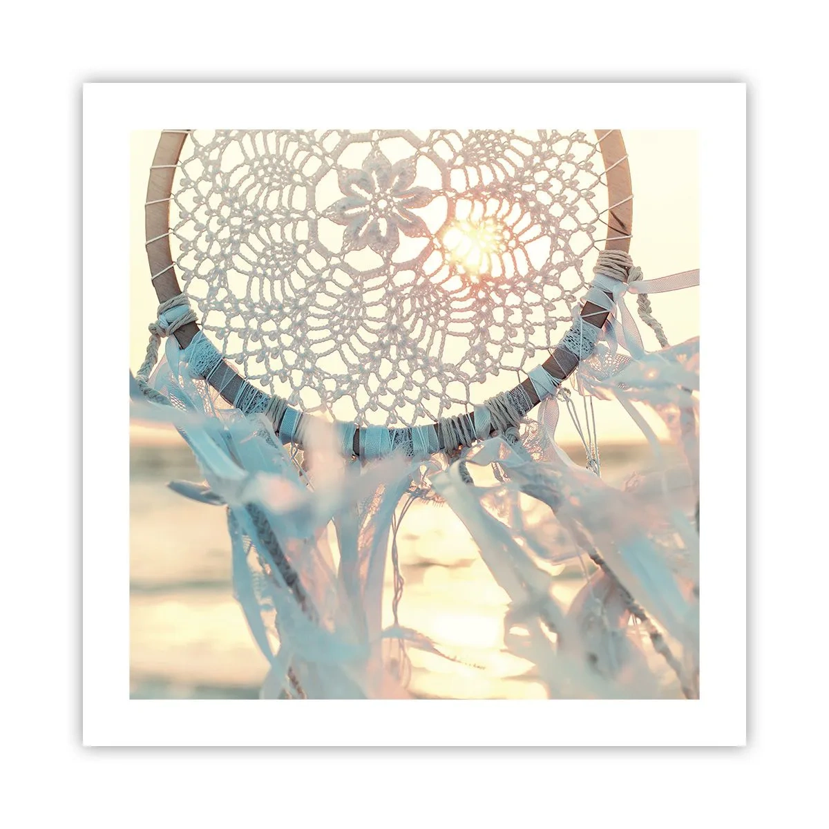 Plakát - Krajkový totem - 50x50 cm