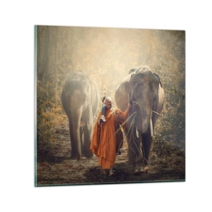 Obraz na skle - Plné pochopení - 30x30 cm