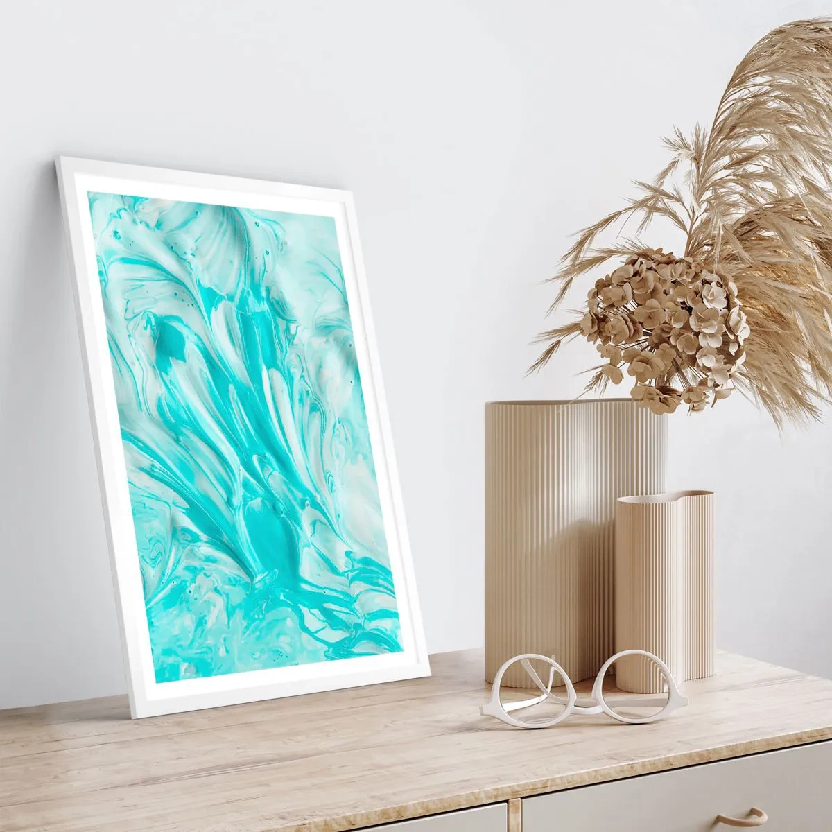 Plakát v bílém rámu - Navždy spolu - 50x70 cm